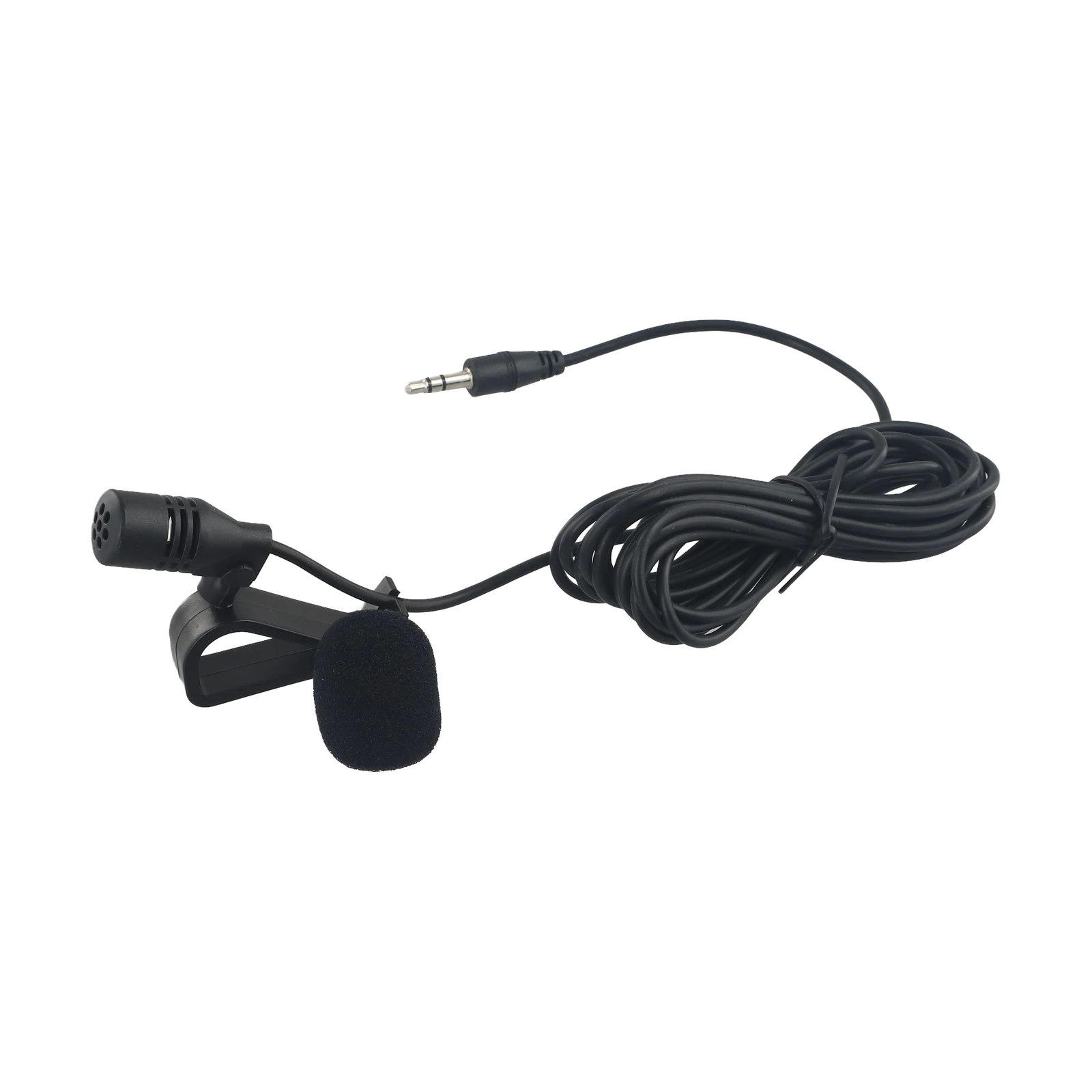 3.5mm Microphone External Mic For Car Stereo GPS Enabled Audio DVD Improve Car Kit Communication System