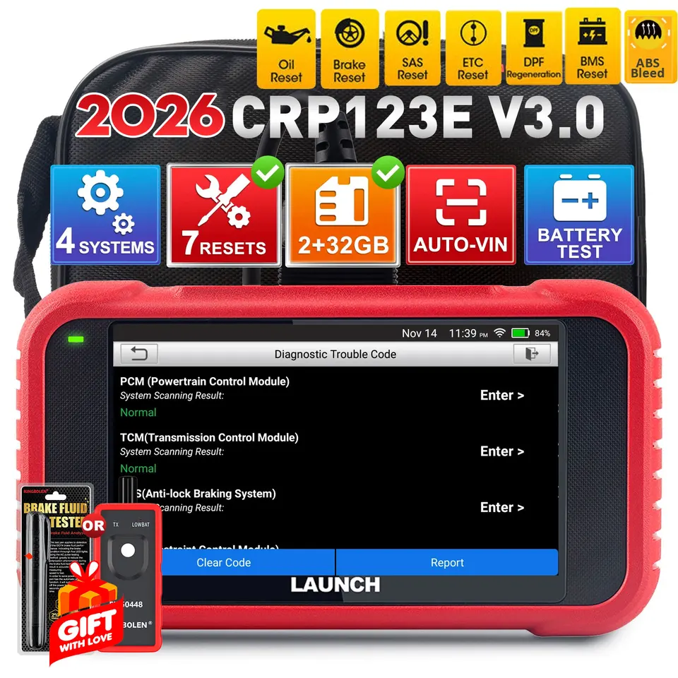 2026 LAUNCH X431 CRP123E V3.0 OBD2スキャナー診断ツール、4つの