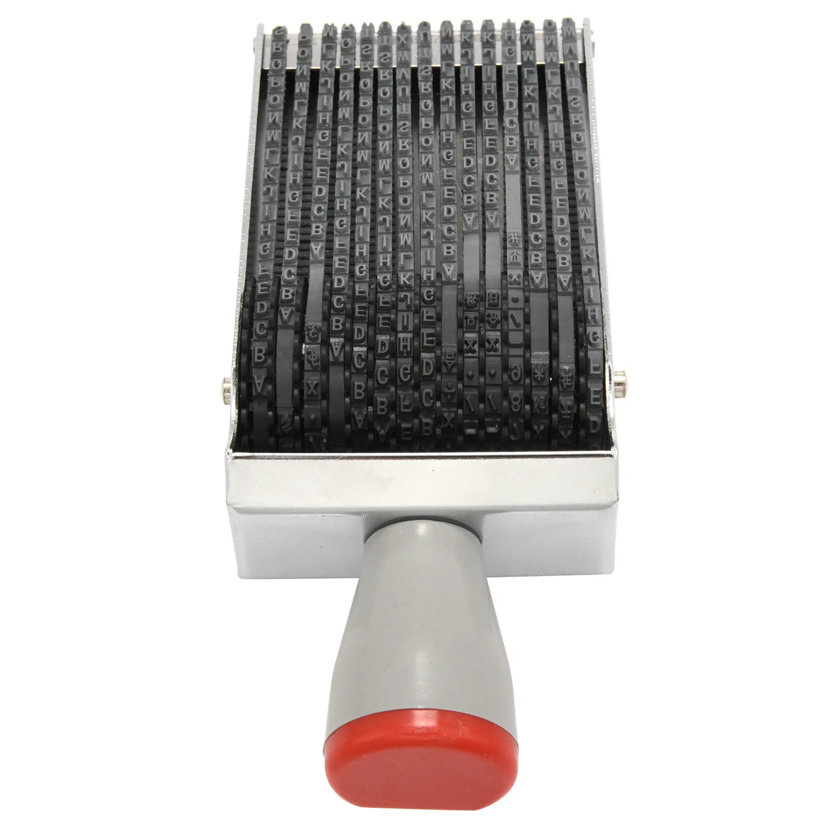 

Super hot ose 15 Digit Alphabet Rolling Rubber Stamp English Letter Number Emboss DIY Scrapbooking Roller Stat