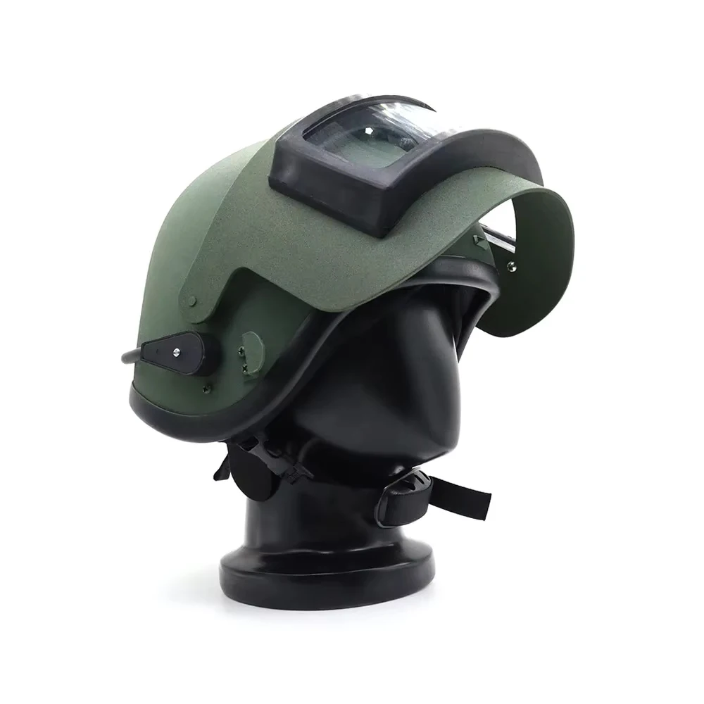 Outdoor Takov K63 (trzypoziomowy) Hełm taktyczny ABS (Rosja) Grass Green/Black/Green — 2