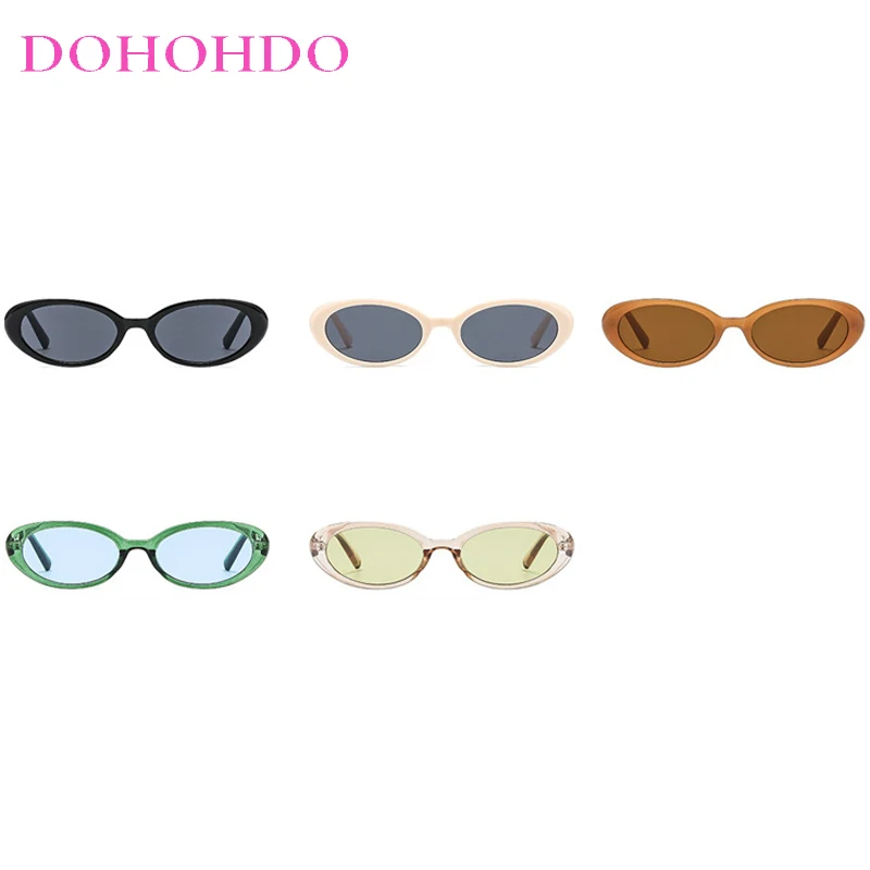 الرجعية مثير الصغيرة البيضاوي الاتجاه النساء النظارات الشمسية العلامة التجارية مصمم الرجال نظارات شمسية في الهواء الطلق الظل السفر القيادة النظارات UV400 lrest #6