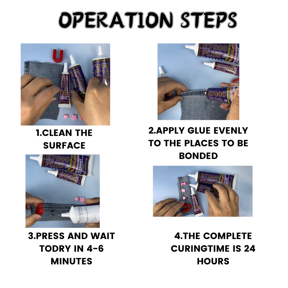 غراء نسيج شفاف لاصق من القماش للجلد والقطن والبوليستر سريع الجفاف وقابل للغسل - مثالي للحرف اليدوية وإصلاح الملابس