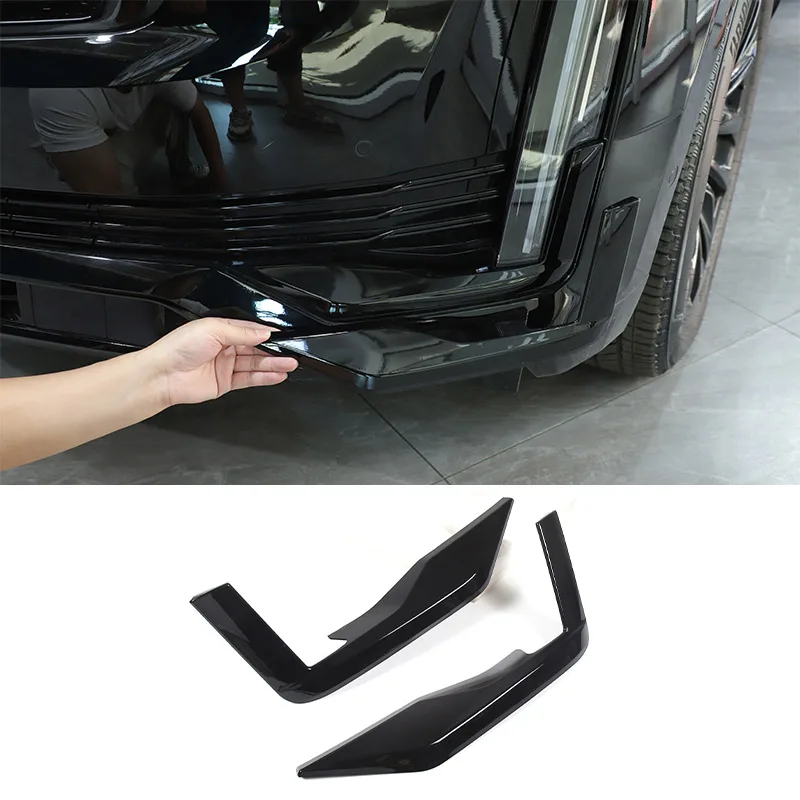 For Cadillac Escalade 2021 2022 2023 ABS Black Front Daytime Running Light Under Trim Strip Exterior Modification Accessories
