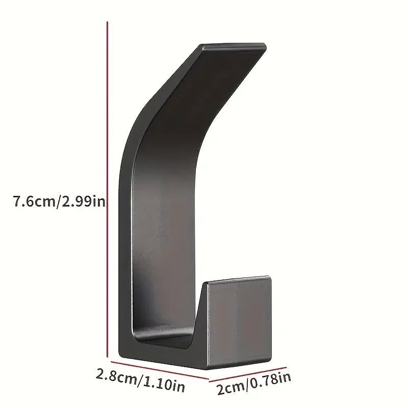 5pcs/Pack Multi-Functional Hooks For RV Camper Bathroom No Drilling Adhesive Coat Hat Wall Hooks Accessories