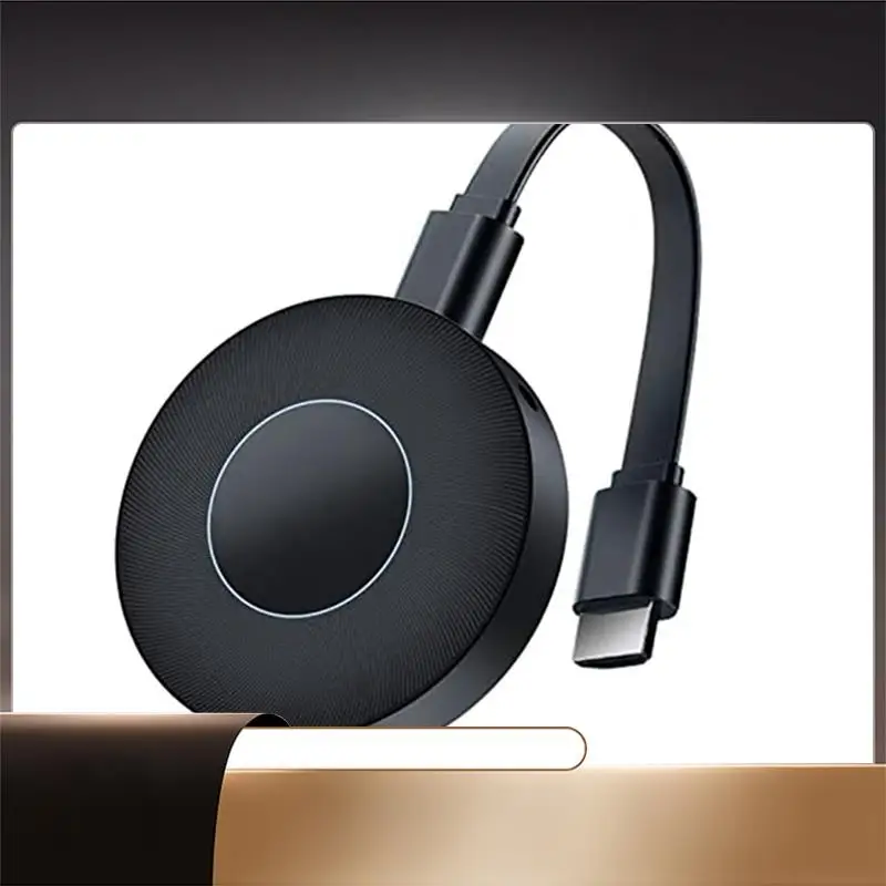 

Wireless -Compatible Display Dongle Adapter Black Plastic Video/Audio From Laptop, PC, Smartphone To HDTV Projector-X64A