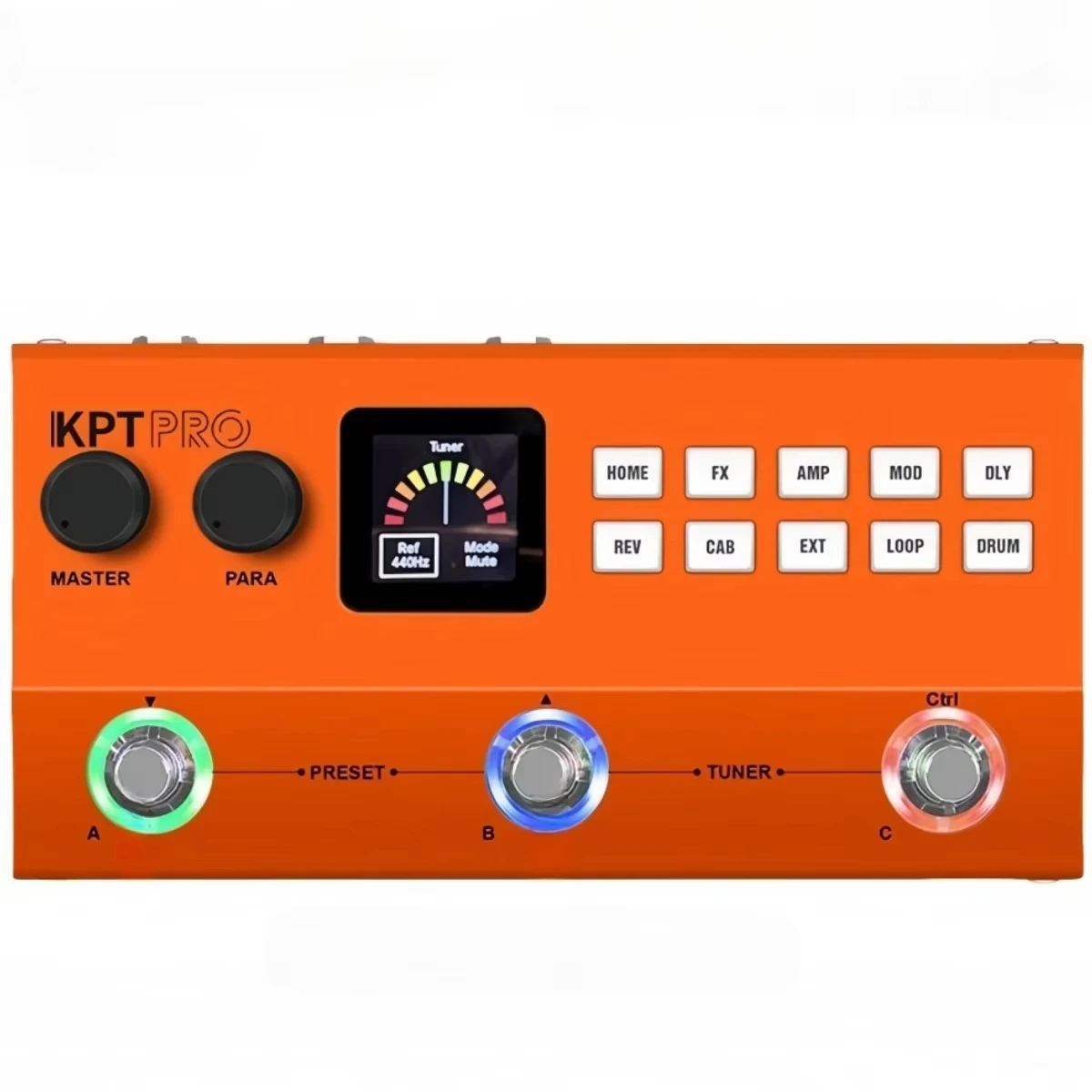 

Мультиэффект-педаль M-VAVE Yuimer KPT PRO Orange с XLR-выходом, режимом ритма драм-машины и Bluetooth 5.0