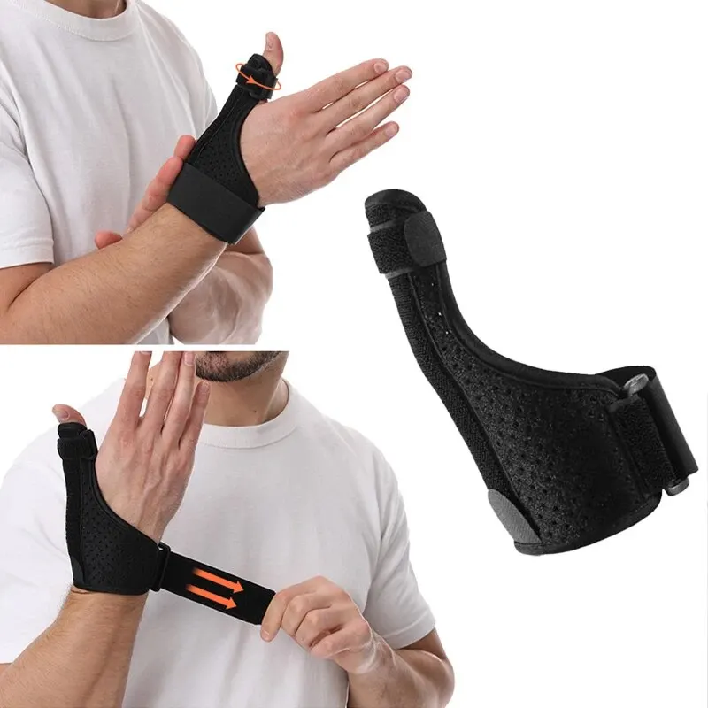 1 Person Thumb Splint Right and Left Hand, Reversible Thumb Support, Tendon Sheath Wrist Protection Thumb Sleeve