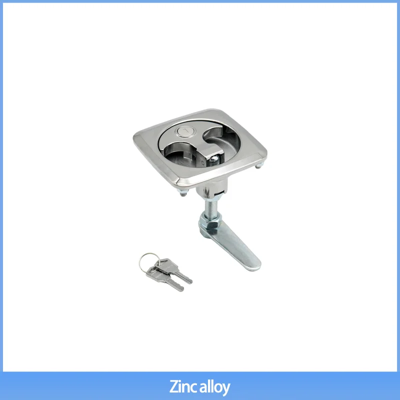 

Zinc Alloy Handle Lock for Industrial Machinery Cabinets Flat Locks for Distribution Boxes Network Cabinets Switch and Motor