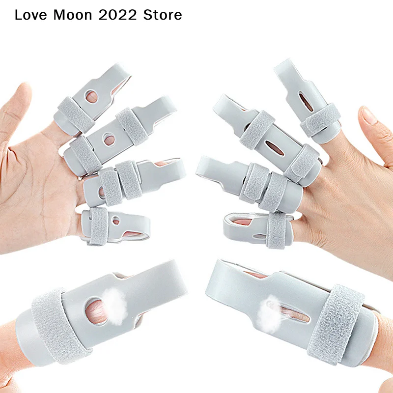 Adjustable Pain Relief Trigger Finger Fixing Splint Straighten Brace Sprain Dislocation Fracture Finger Splint Corrector Support