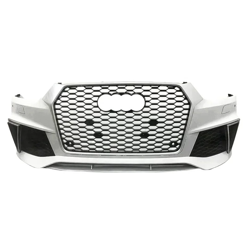 

Высококачественный автомобильный Bodykit RSQ3 для Q3 SQ3, передний бампер с сотовой решеткой, сетка радиатора для моделей 2016 2019,