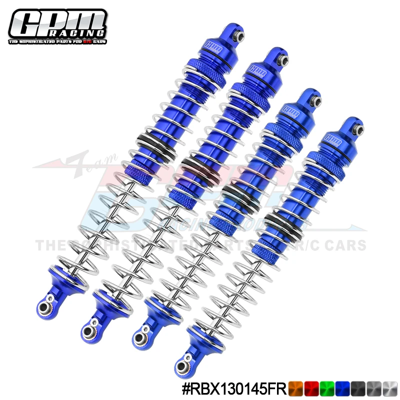 

GPM Alloy Front+Rear Spring Dampers Set For AXIAL 1/10 RBX10 Ryft Rock Bouncer