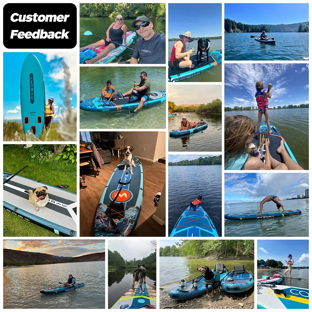 Wholesale sup New Drop Stitch Material Inflatable Inflatable Stand up Paddle Boards Suboard Sup fishing board