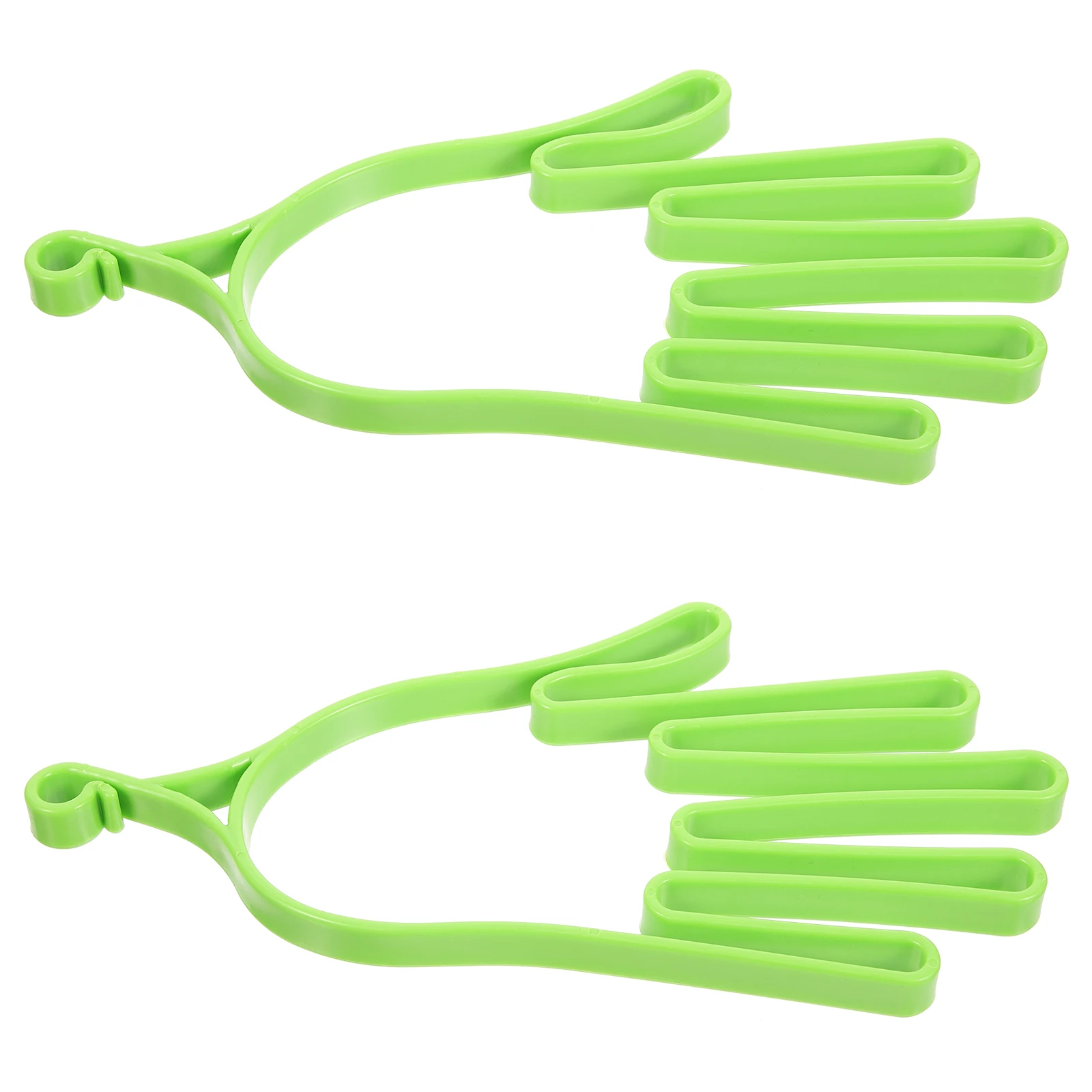 

2pcs Golf Holder Green PP Material Drying Rack Lightweight Portable Gloves Accessories Storage Plastic Golfs Glove Support