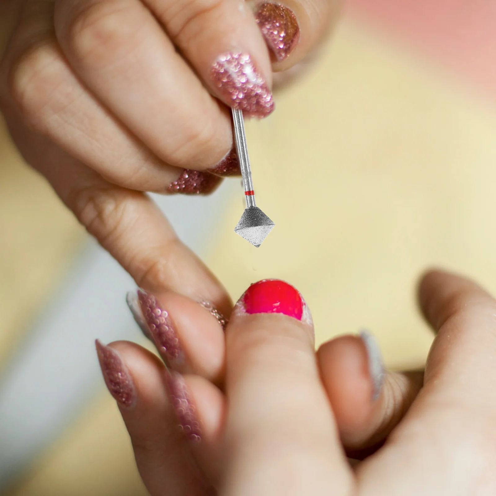 3-teiliges Nagelbohrer-Set für Acryl, Nagelhautentfernung, Maniküre, abgestorbene Haut, Formung, Schleifwerkzeug, elektrisches Feilenzubehör