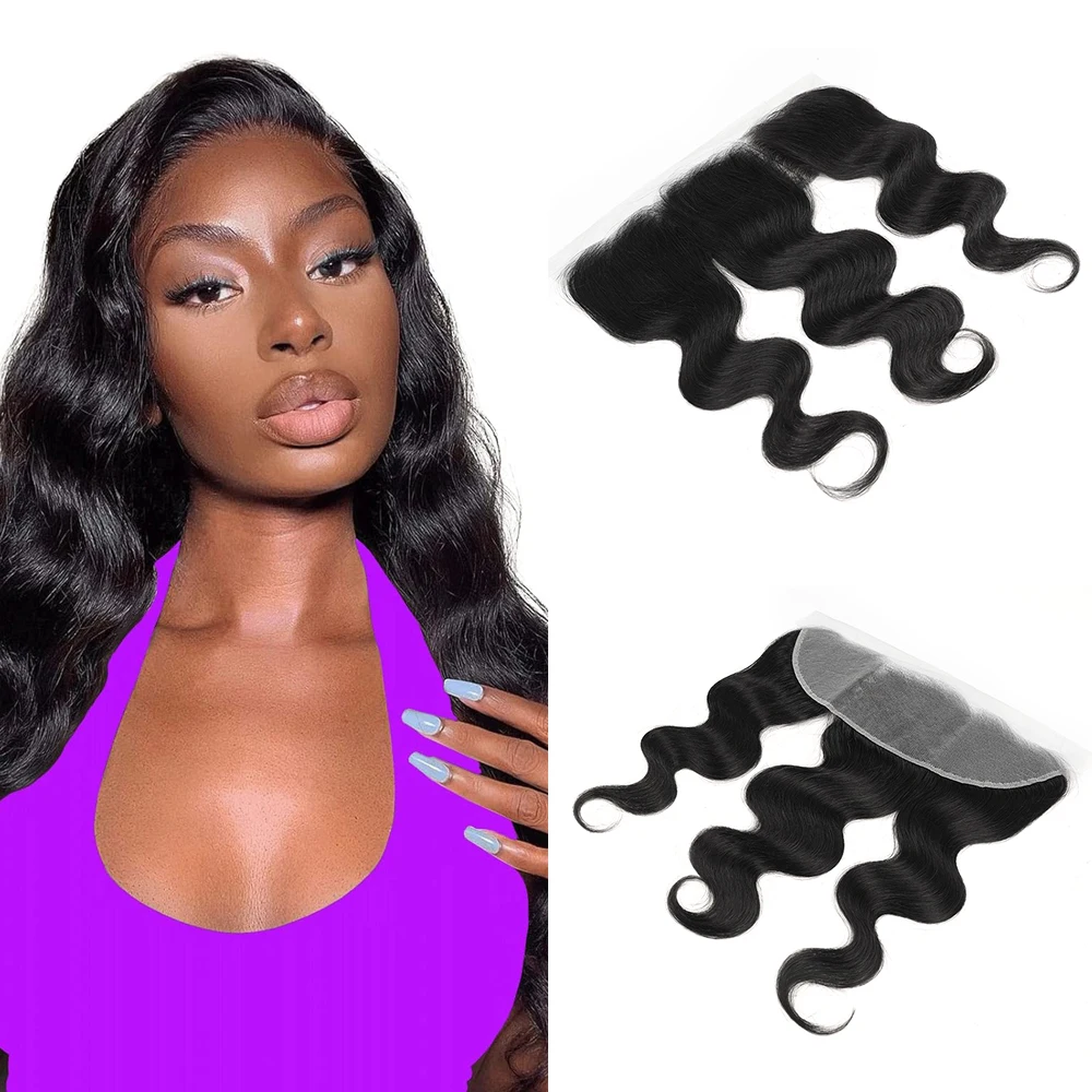 

13x4 Transparent Lace Frontal Closure Brazilian Body Wave Human Hair Frontal Natural Body Wave Hair Frontal Closure Ear To Ear