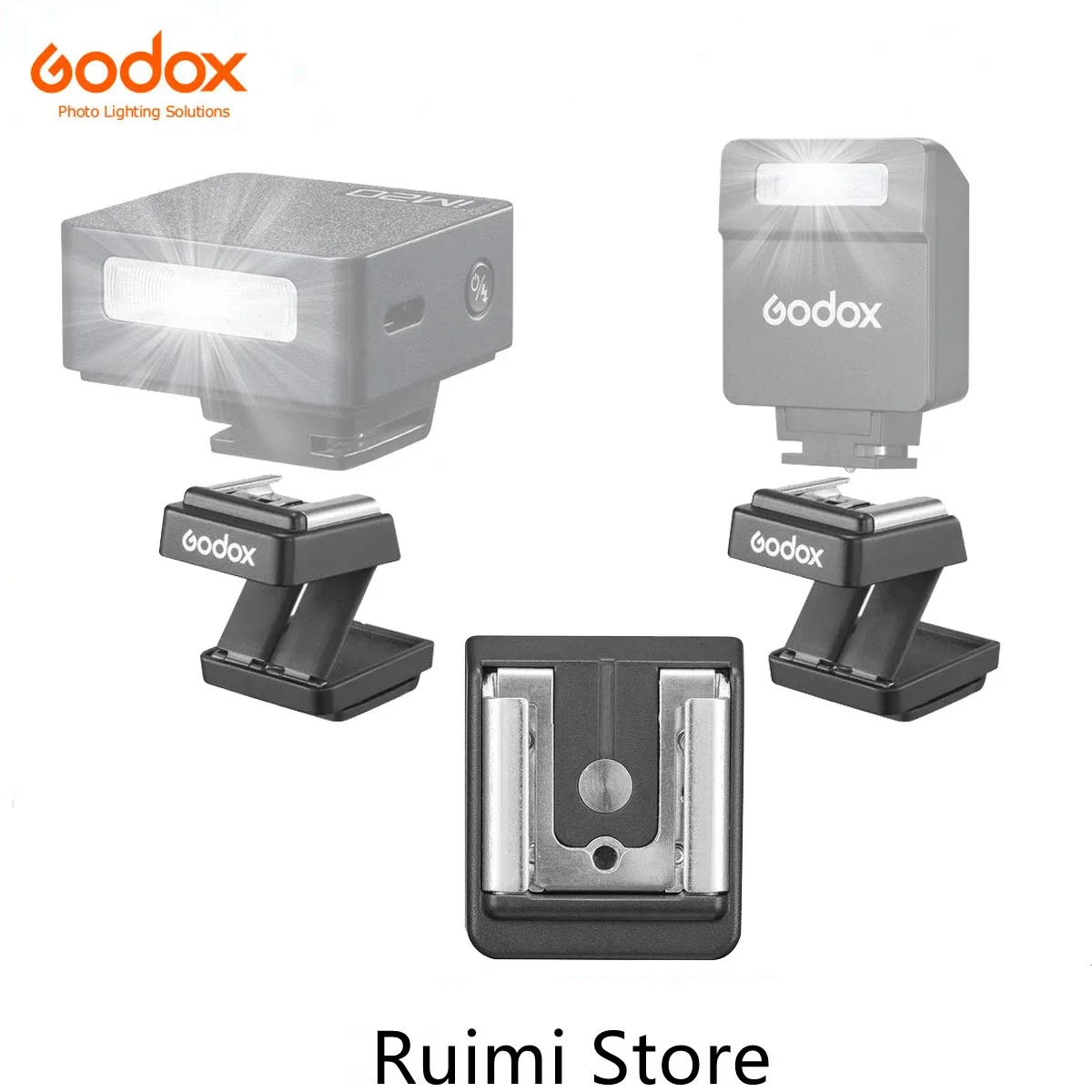 Godox FS-R Hot Shoe Riser для мини-фонарика Godox iM20 iM22 iM30, совместимая с большинством камер Sony Canon Nikon Fuji Olympus