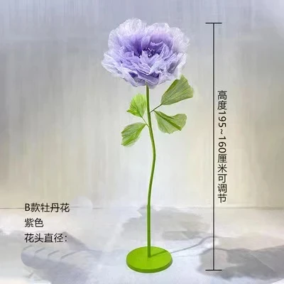 Seidenblume mit automatischer Öffnungs- und Schließfunktion, mechanische Kunstblumen für Hochzeiten, Veranstaltungen, Bühnen, Fensterdekoration, Weihnachtsfeiern und Heimdekoration. – Detail 15