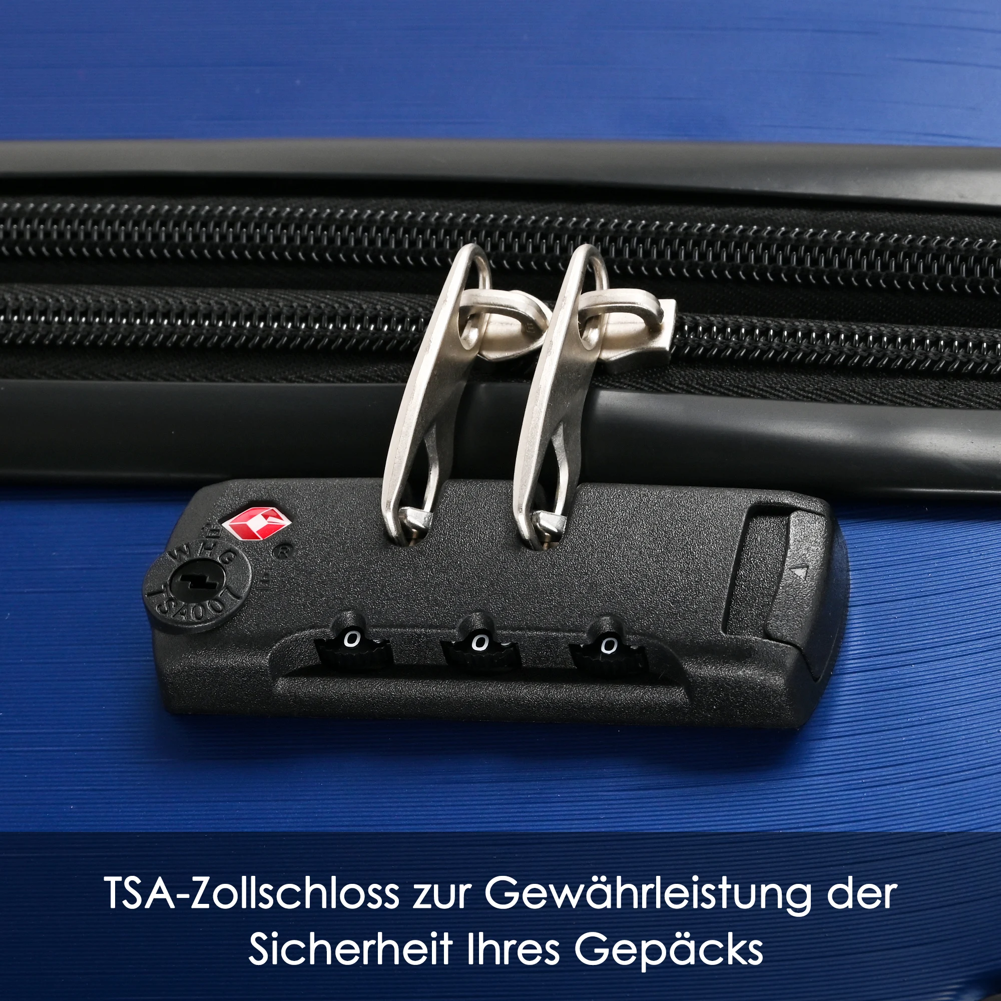 Hardshell Suitcase suitcase hand luggage 4 Rolls ABS Material TSA Custom Lock 56.5*37.5*22.5 Dark Blue