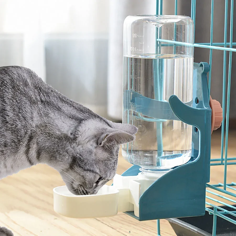 Automatischer Wasserspender für Vögel, Transparenter Sprossenbehälter für Papageien, Futter- und Wasserspender für Vogelkäfige – Detail 13
