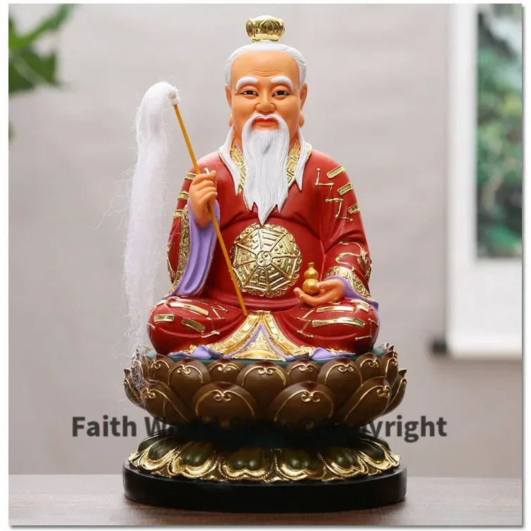 30cm large Taoist Buddhism HOME Shrine efficacious protection Southeast Asia Gold plating TAI SHANG LAO JUN Lord Lao God statue