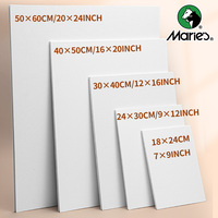 1pc Marie's Canvas Board,Art Painting White Blank Canvas Panels,Oil,Acrylic,Gouache,Tempera Paint for Professionals & Beginners