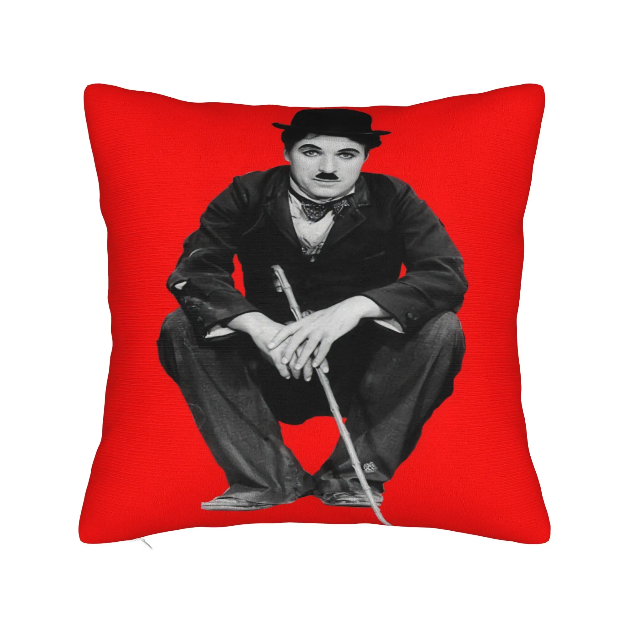 Celebrity C-Charlie C-Chaplin Pillow Case  Print Pillow Cover Fashion Pillowcases For Living Room Sofa