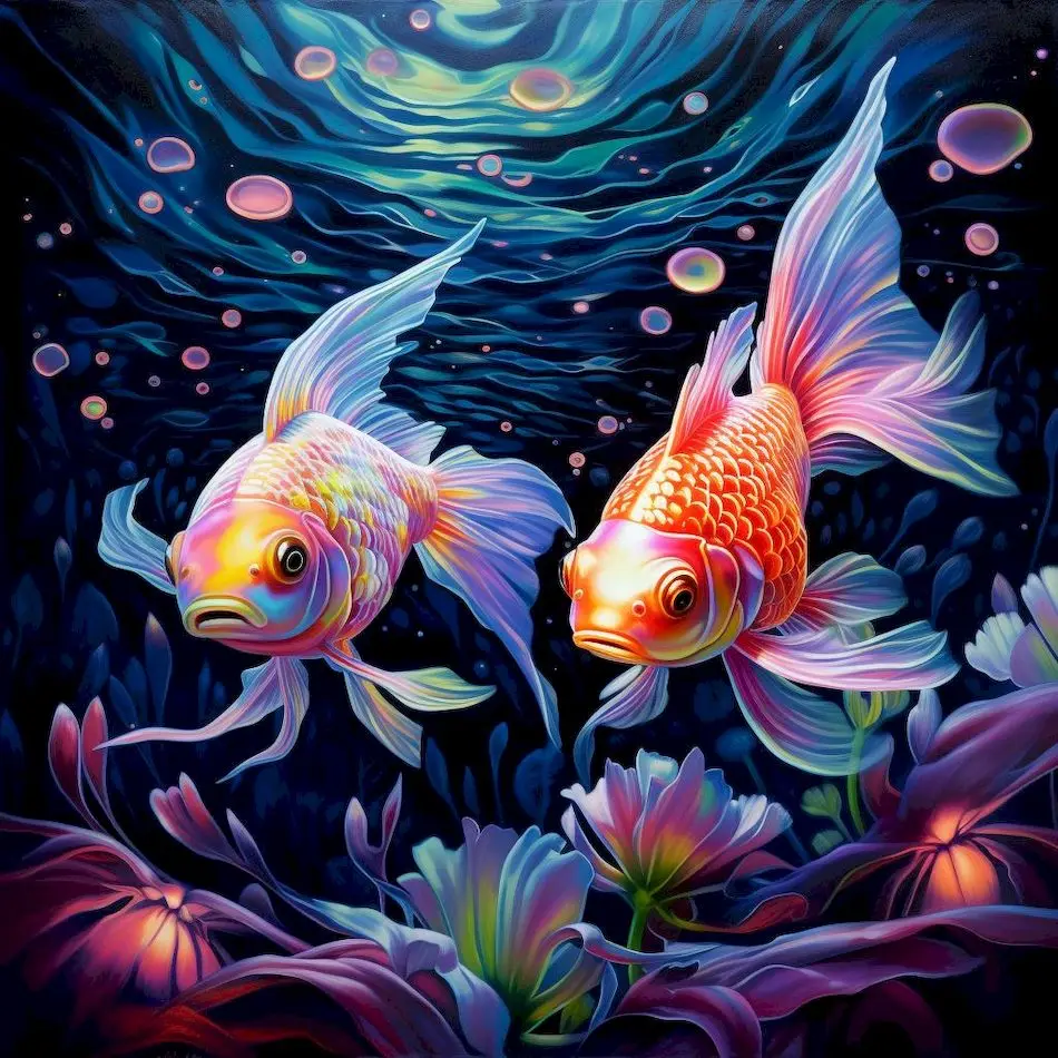 

CHENISTORY 5D DIY Diamond Painting Goldfish Picture Diamond Embroidery Full Drill Rhinestones Mosaic Cross Stitch Home Decor Gif