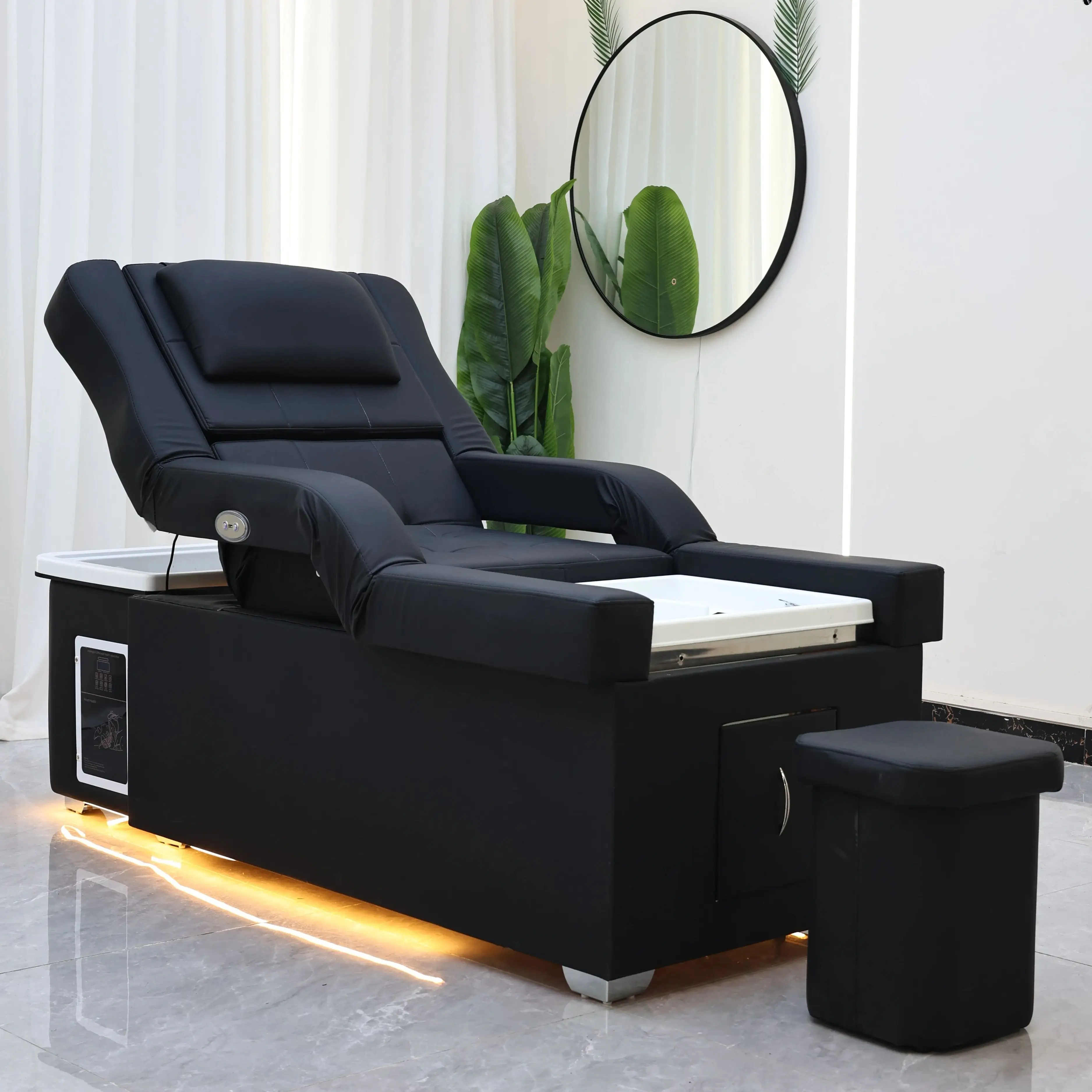 Table de massage électrique XinSheng 2026 avec fonction de levage, lit de massage, lits de shampoing, mobilier de salon SPA pour la tête, lavabo pour cheveux, bain de pieds