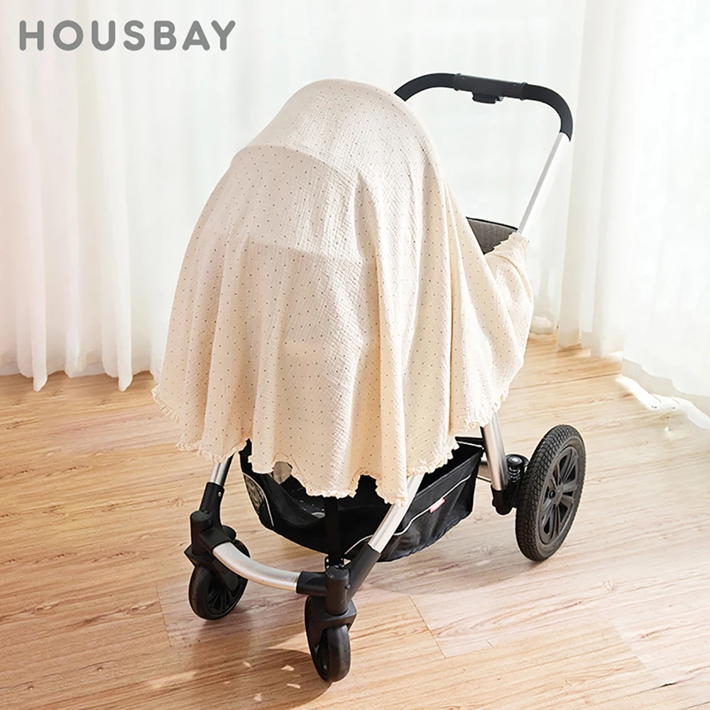 

Sunscreen Towel Breathable Fully Enclosed Sun Protection Against Uv Rays Universal For Baby Carriage Can Be Folded