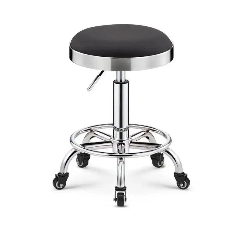 Hair Shops Beauty Chairs Salons Cutting Barber Benches Rotating Lifting Circular Stools for Beauty Shops cadeiraSalon Furniture