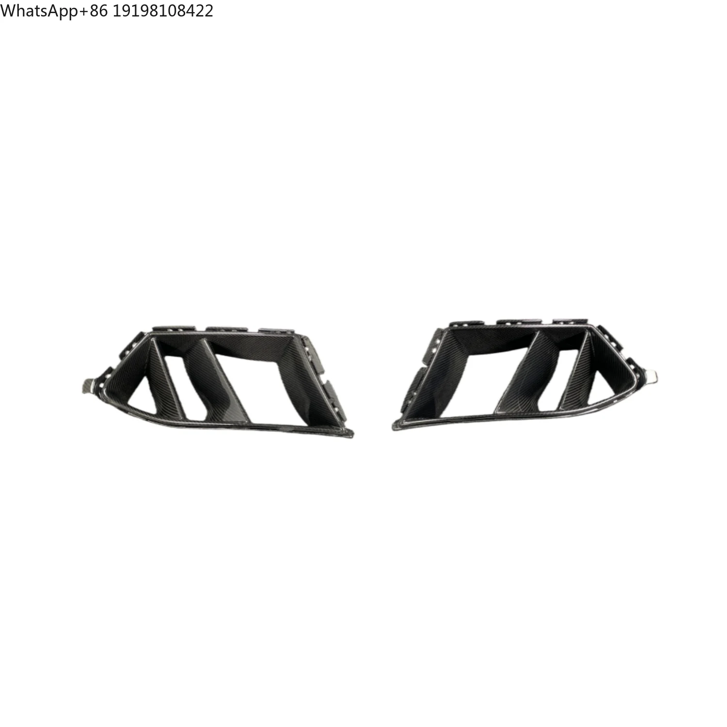 

Perfect Fitment Dry Carbon Fiber Front Bumper Air Vent Covers for BMW M3 M4 G81 G82 G83 G80 R44 Style