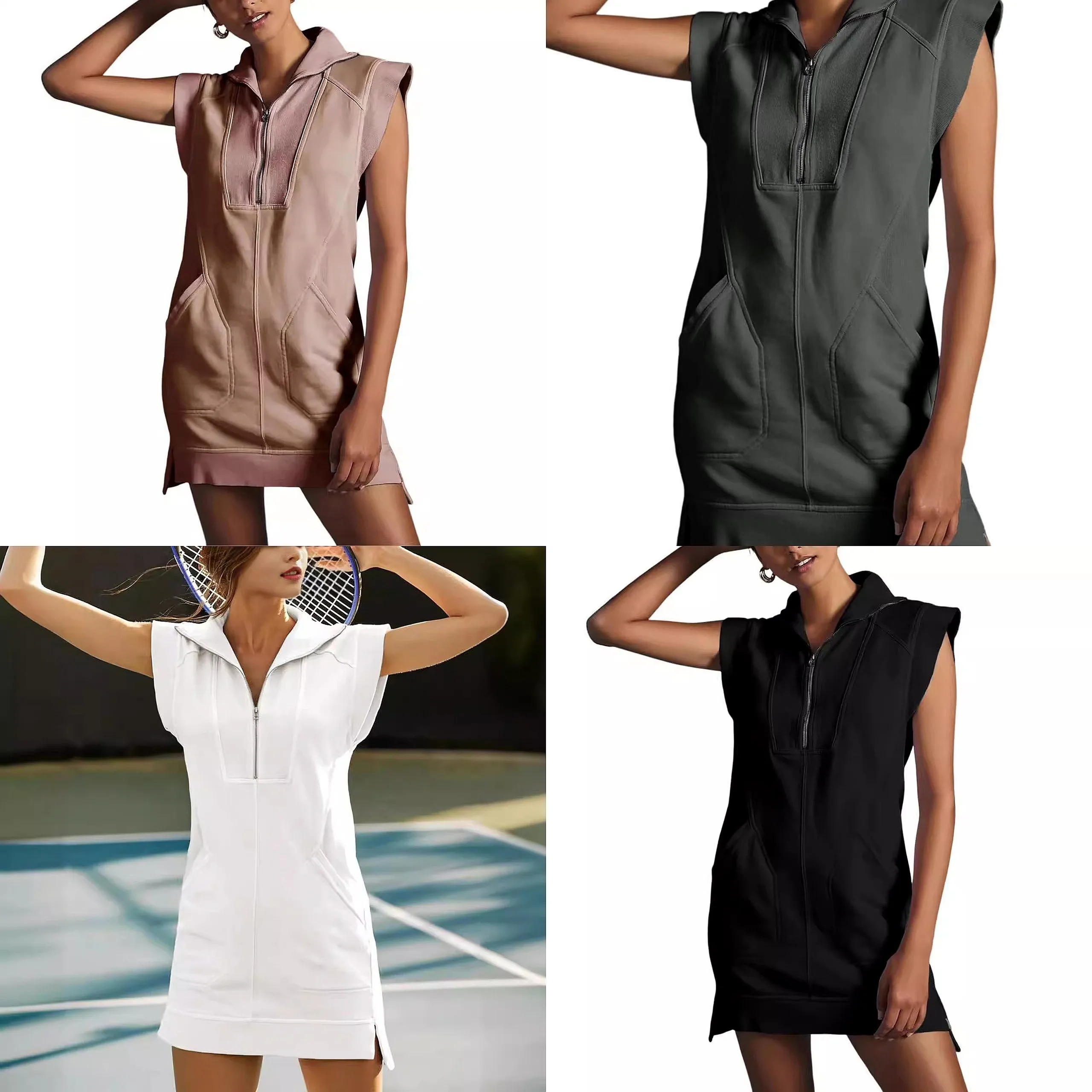 

Midi Dress Casual Patchwork Slim Dress Spring Summer Jumpsuit Playsuit Overall