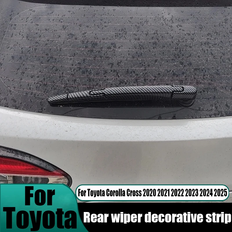 

For Toyota Corolla Cross 2020 2021 2022 2023 2024 2025 ABS rear wiper decorative strip automotive exterior decoration products
