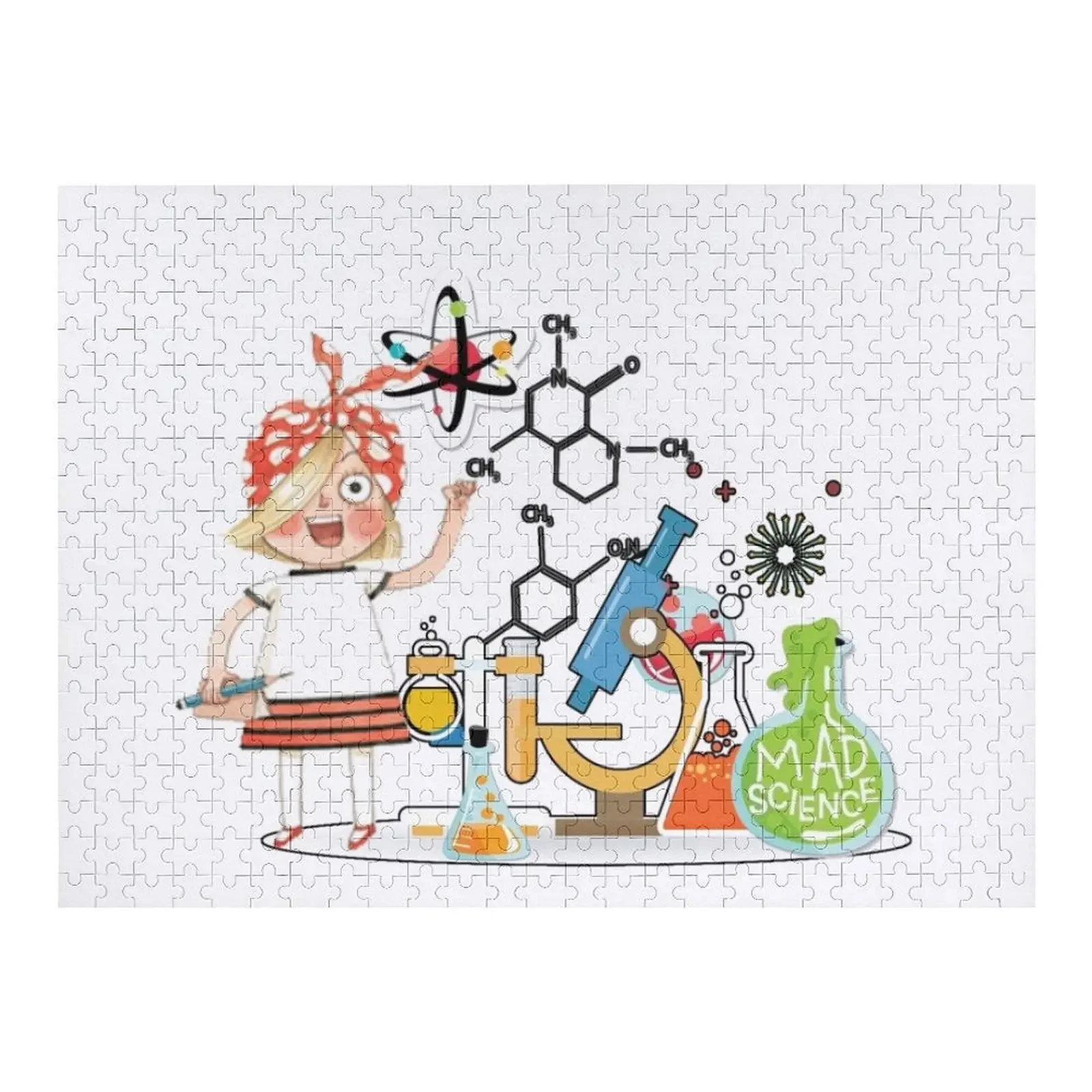 ปริศนาจิ๊กซอว์รูปภาพแบบกำหนดเอง ของขวัญสำหรับเด็ก ปริศนาแบบกำหนดเอง ภาพถ่ายแบบกำหนดเอง นักวิทยาศาสตร์เอดา ทวิสต์ ทดลองในเน็ตฟลิกซ์