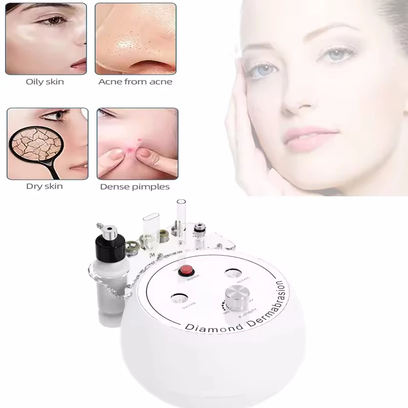 Diamond Microdermabrasion Machine Dermabrasion Blackhead Extraction Water Spray Exfoliation Beauty Wrinkle Face Peeling Machine