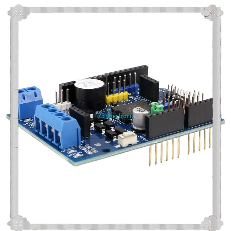 บริการจัดส่งตลอด 24 ชั่วโมง โมดูลบอร์ดขับมอเตอร์ DC รุ่น L298P 5 ชุด โมดูลบอร์ดขับมอเตอร์ DC รุ่น L298P แบบ Shield 2A แบบ Dual H-Bridge 2 ช่อง สำหรับ Arduino