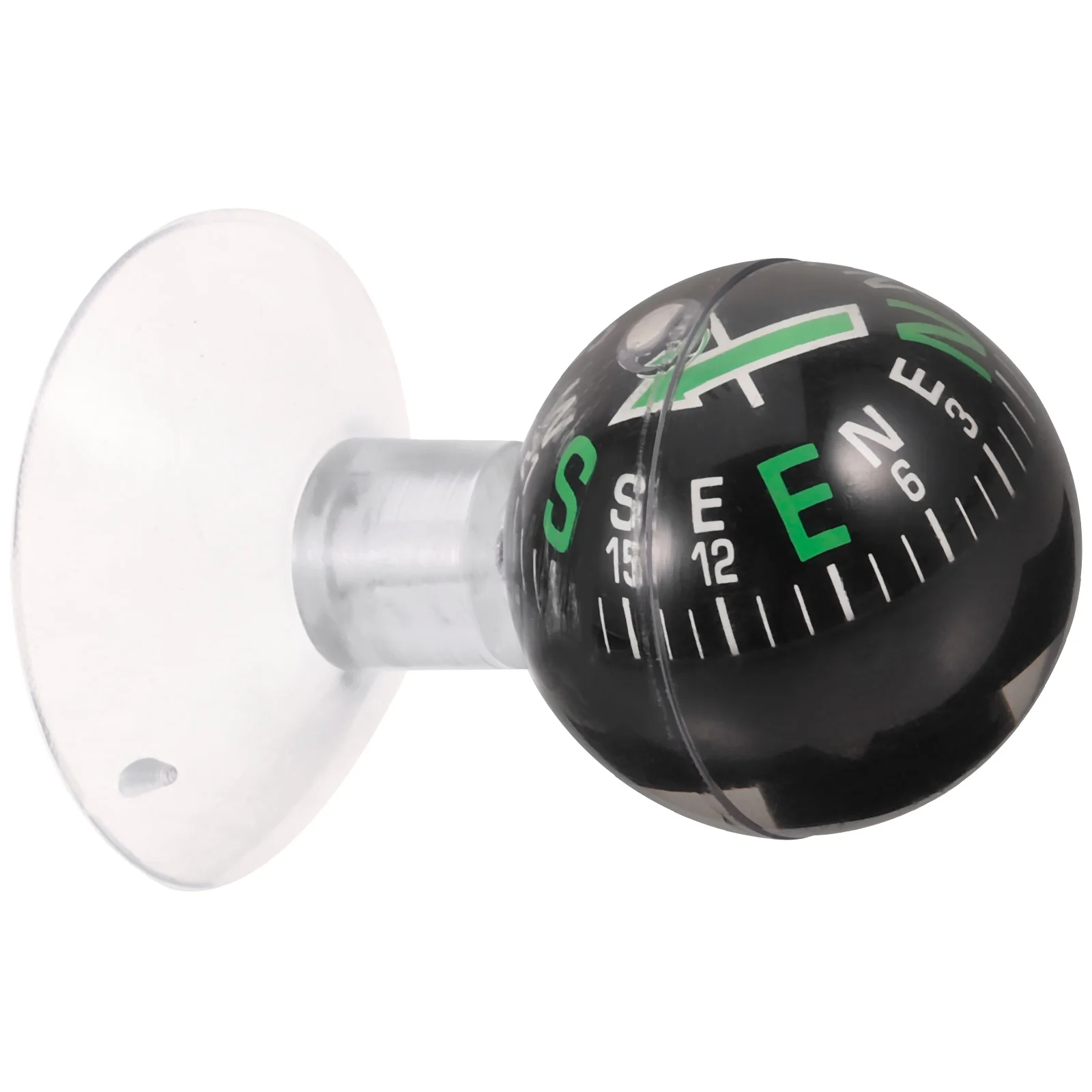 

Car Dashboard Compass 28mm ABS Stylish Car Interior Decor Smooth Surface Installation Outdoor Travel Marine Navigator Tool