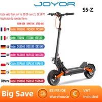 JOYOR S5-Z Foldable EScooters 600W Motor 48V13Ah Battery Adjustable Height Electric Scooter Adult 10*3.0 Widen Tires E-Scooter