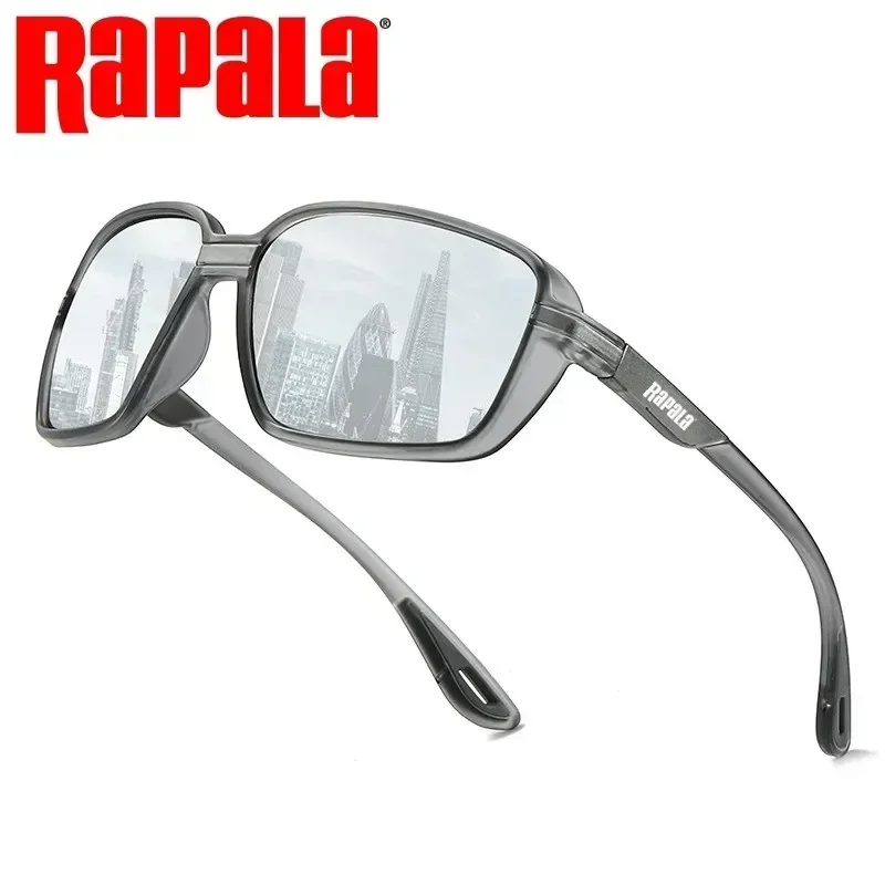 Óculos de Sol Polarizados Rapala Estilo Novo 2026 Originais para Pesca, Óculos de Sol Masculinos para Dirigir, Óculos de Sol Clássicos UV400 para Caminhada