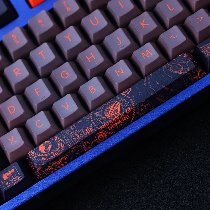 Capuchons de touches de jeu en PBT, colorés, pour clavier de jeu, profil Cherry, pour la république ROG des joueurs, 1 ensemble, GK2000