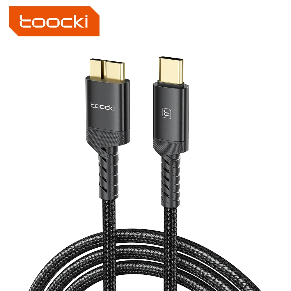Toocki Micro B Kabel USB3.0 5Gbps USB A/Type C naar Micro B Data Transfer Kabel Sync Voor Macbook harde Schijf Schijf HDD SSD Case