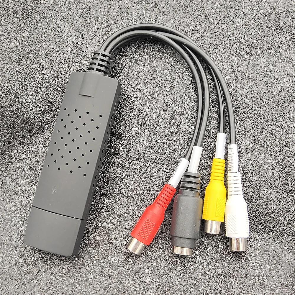 USB 2.0 Video Capture Card สำหรับ TV DVD VHS Audio Capture Adapter สำหรับทีวีวิดีโอ DVR