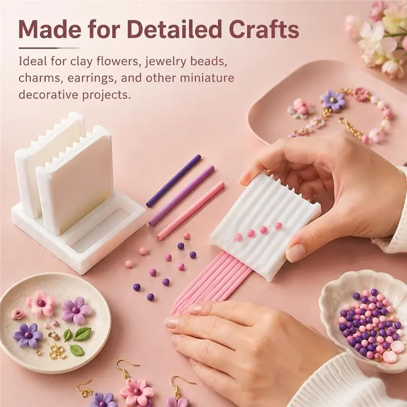Jewelry Making Clay Gel Ball Maker Tool For Perfect Round Beads, Earrings