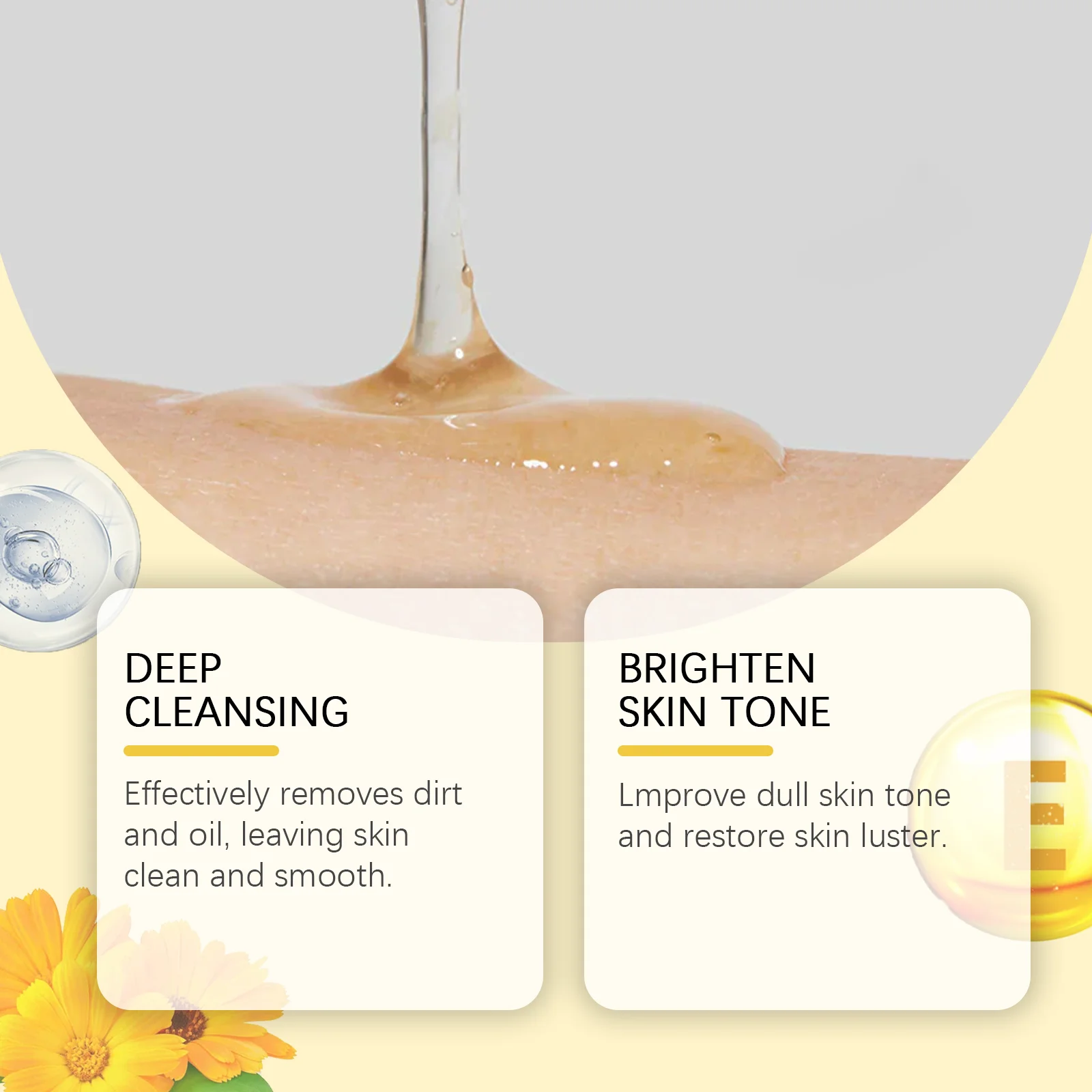 카렌둘라 필 오프 마스크는 블랙헤드 모공을 부드럽게 클렌징합니다. 다크 스팟 수축 모공 오일 컨트롤 브라이트닝 모이스춰라이징 마스크