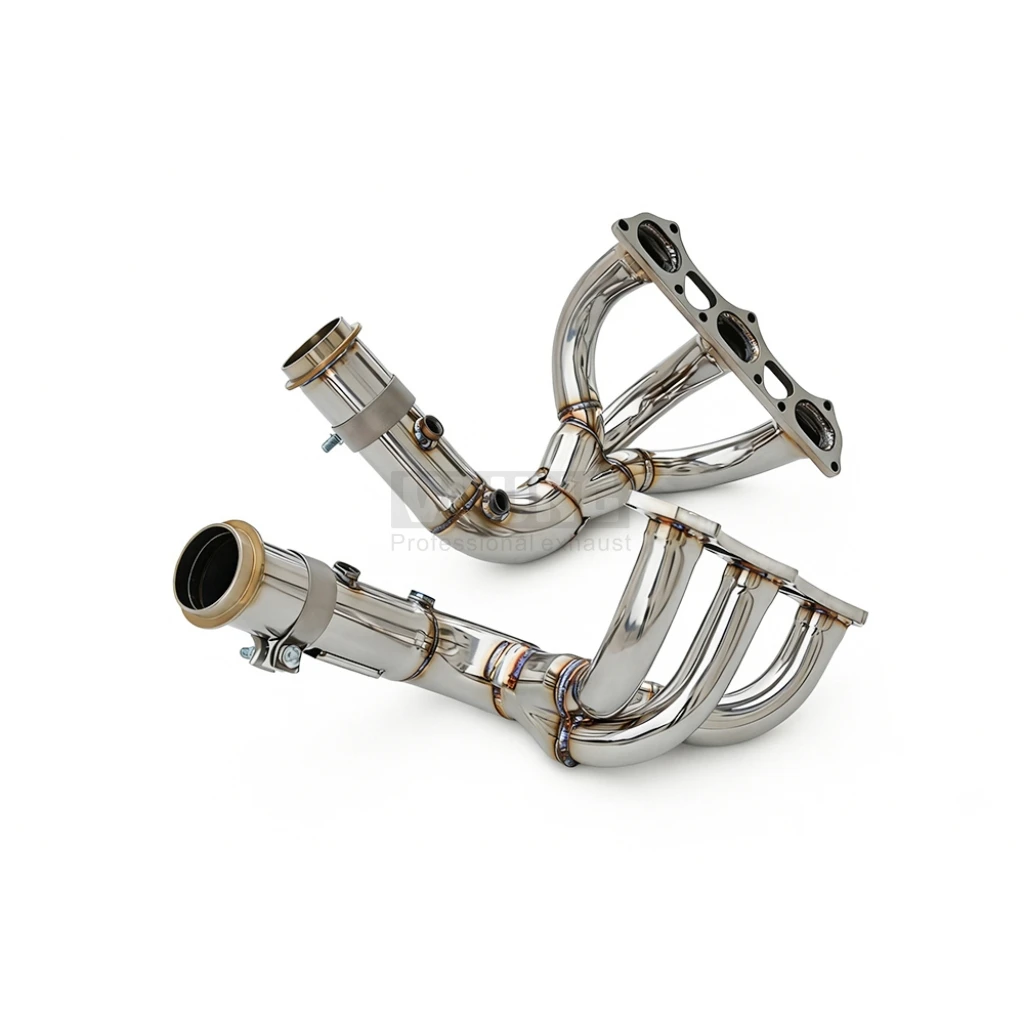 

Racing 304 Stainless Steel Exhaust Manifold Header for Porsche 911 991.1 GT3 RS 4.0L 991.2 GT3 2015-2019 High Flow Performance