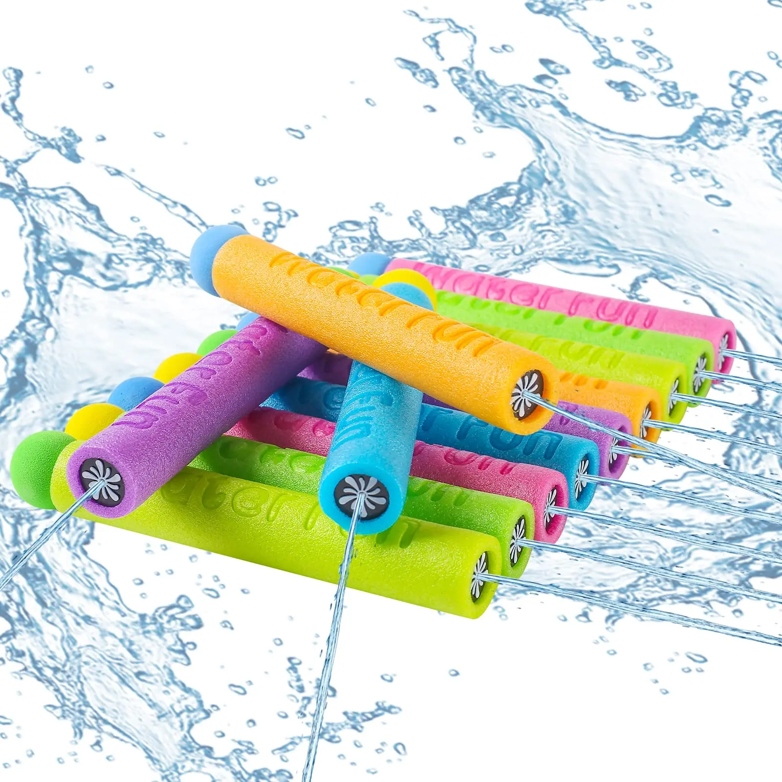 10 confezioni pistola ad acqua per bambini estate schiuma pistola ad acqua giocattoli acqua Squirter Soaker Blaster piscina all\'aperto giochi da