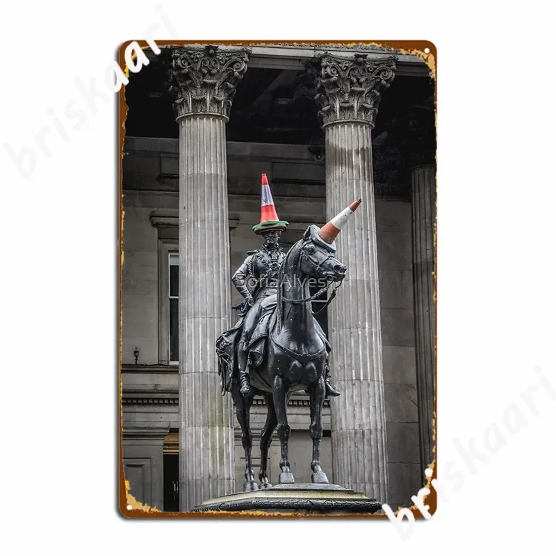 Double Cone Glasgow Metal Signs Club Cave pub personalized Poster Tin sign Posters