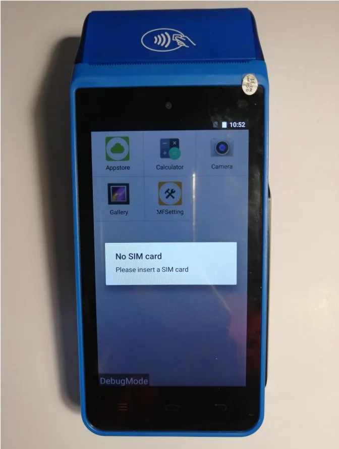 Fully certified Smart Android POS Terminal MoreFun MF919 with 4G & WiFi Payment Machine Card Swiper