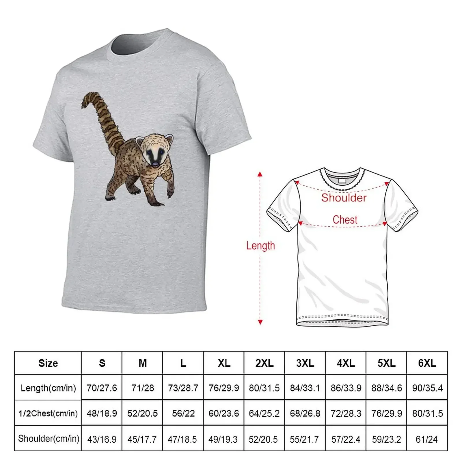 Coati T-Shirt tees blanks graphics blacks mens t shirts pack