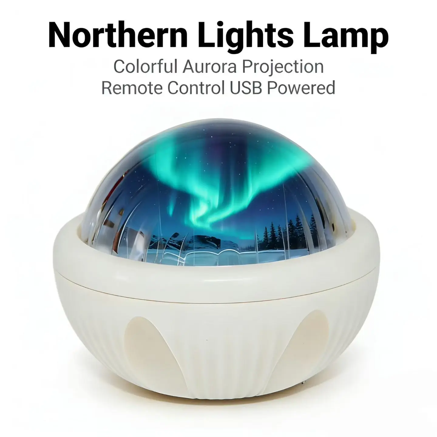 

USB Ambient Light Galaxy Projector Aurora Night Light GB Colorful NightLights with Remote Control for Home Theater Room Decorate